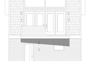 Exterior - Front Elevation 3 for Modern House Plan #932-390, 0 bath