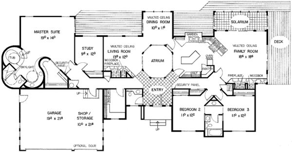 House Plan Design - Traditional Floor Plan - Main Floor Plan #60-993