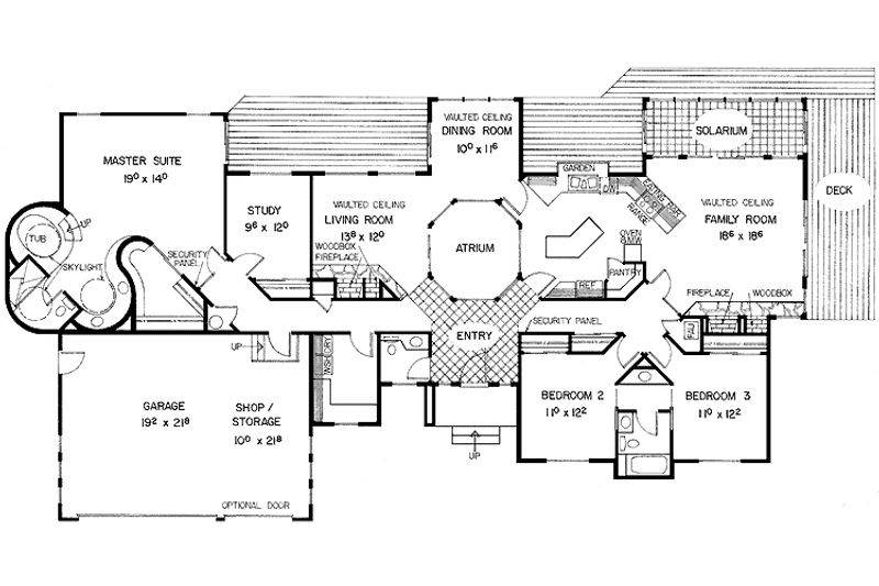 Dream House Plan - Floor Plan - Main Floor for Traditional House Plan #60-993 - 3 bed, 2.5 bath