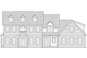 Dream House Plan - Classical Exterior - Front Elevation Plan #328-418