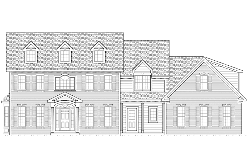 Home Plan - Classical Exterior - Front Elevation Plan #328-418