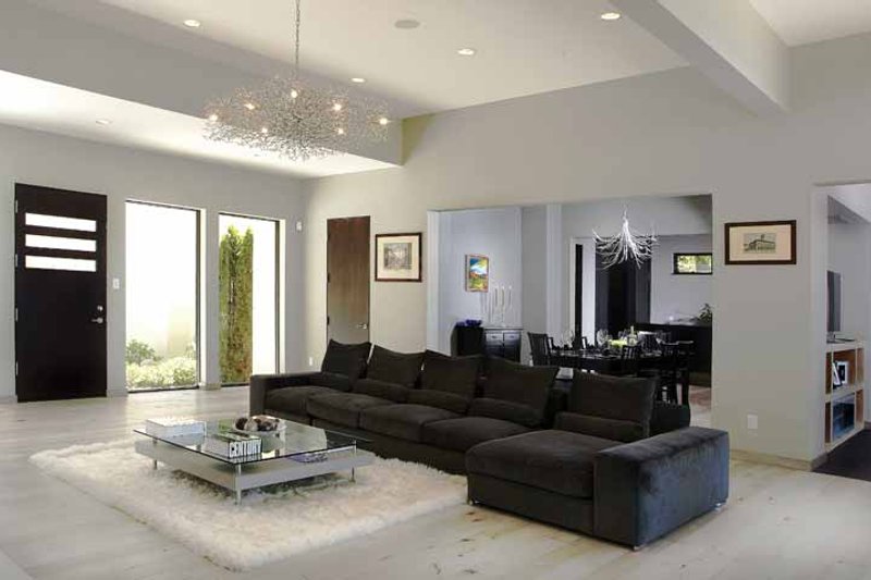 House Design - Interior - Family Room for Contemporary House Plan #928-77 - 3 bed, 4.5 bath