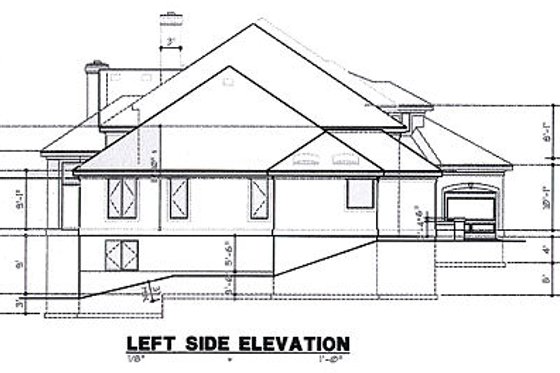 Exterior - Other Elevation for Traditional House Plan #67-452 - 4 bed, 3.5 bath