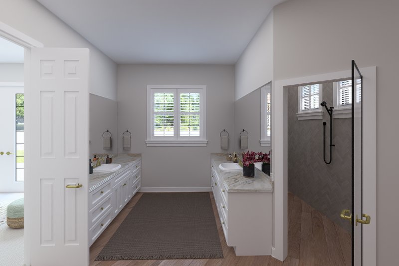 House Blueprint - Interior - Master Bathroom for Craftsman House Plan #1060-477 - 3 bed, 3.5 bath