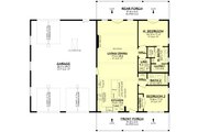 Barndominium Style House Plan - 2 Beds 2 Baths 1260 Sq/Ft Plan #430-403 Floor 