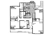 Country Style House Plan - 3 Beds 2 Baths 1475 Sq/Ft Plan #47-699 