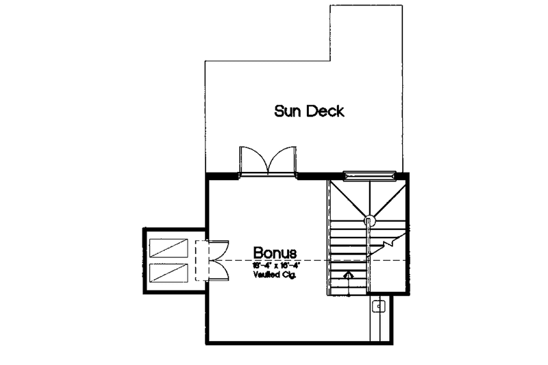 House Blueprint - Floor Plan - Other Floor for Mediterranean House Plan #417-558 - 4 bed, 3 bath