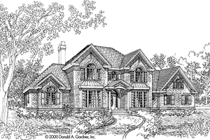 Traditional Exterior - Front Elevation Plan #929-573