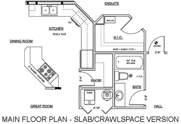 Architectural House Design - Country Floor Plan - Other Floor Plan #126-130