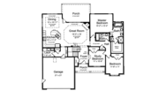Ranch Style House Plan - 3 Beds 2 Baths 1718 Sq/Ft Plan #46-832 