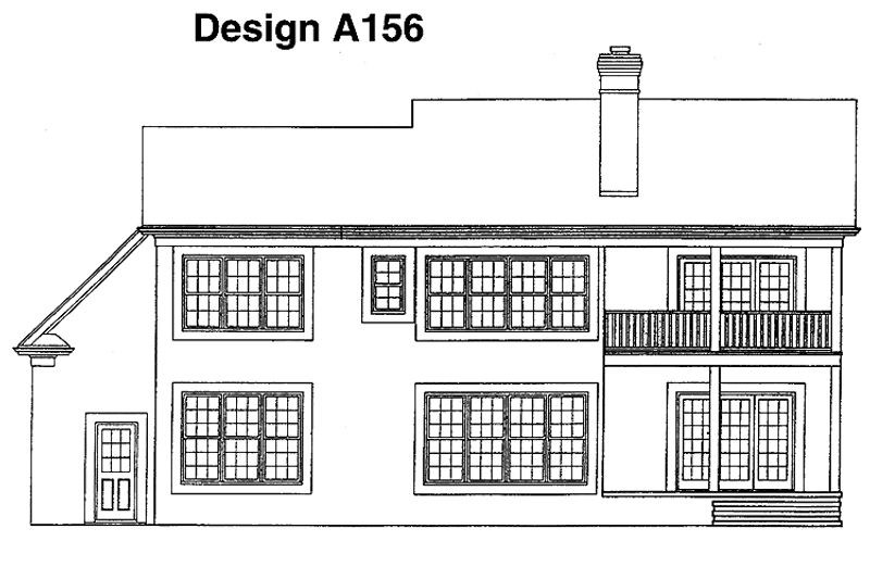 Dream House Plan - Exterior - Rear Elevation for Country House Plan #453-133 - 3 bed, 2.5 bath