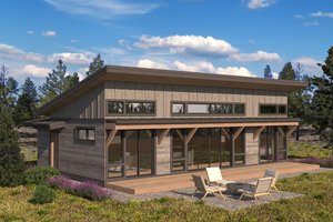 Dream House Plan - Modern Exterior - Front Elevation Plan #895-135