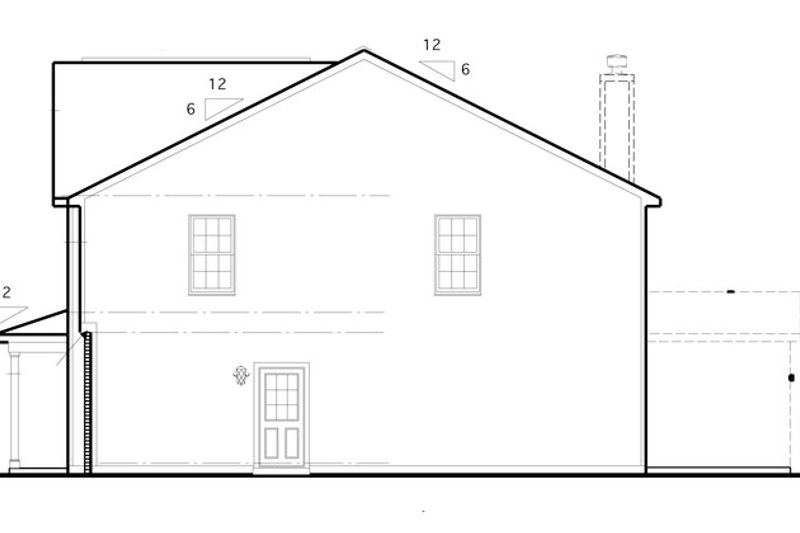 Dream House Plan - Exterior - Other Elevation for Traditional House Plan #1053-50 - 3 bed, 2.5 bath