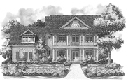 Classical Style House Plan - 4 Beds 2.5 Baths 3025 Sq/Ft Plan #930-250 
