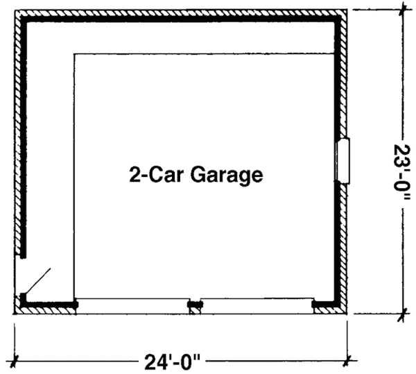 Architectural House Design - Floor Plan - Main Floor Plan #410-3609
