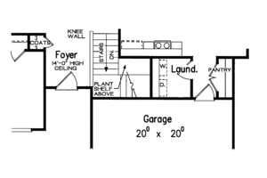 Floor Plan - Other Floor for Country House Plan #927-225 - 3 bed, 2 bath