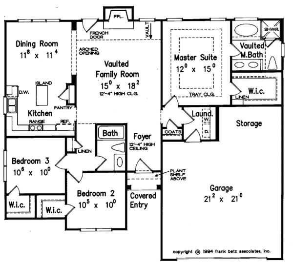 House Design - Mediterranean Floor Plan - Main Floor Plan #927-217