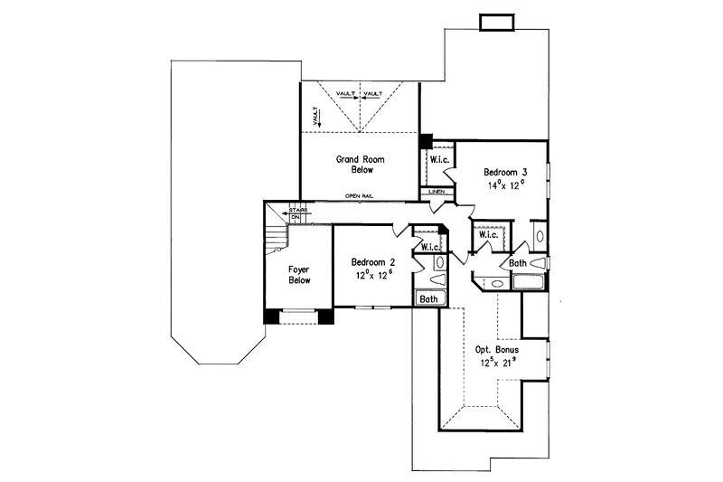 Home Plan - Floor Plan - Upper Floor for Country House Plan #927-601 - 3 bed, 3.5 bath