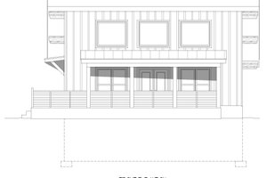 Exterior - Front Elevation 3 for Modern House Plan #932-743 - 2 bed, 1 bath
