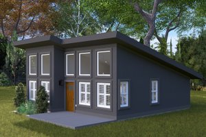 Modern Exterior - Front Elevation Plan #1060-324