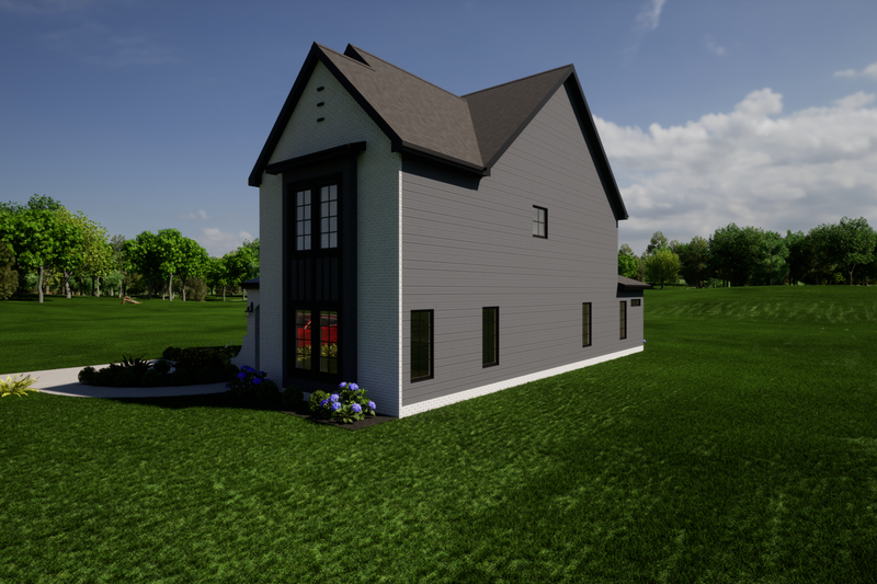 House Design - Exterior - Other Elevation for Contemporary House Plan #1116-5 - 3 bed, 2.5 bath