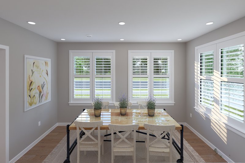 House Blueprint - Interior - Dining Room for Farmhouse House Plan #1060-489 - 3 bed, 2.5 bath