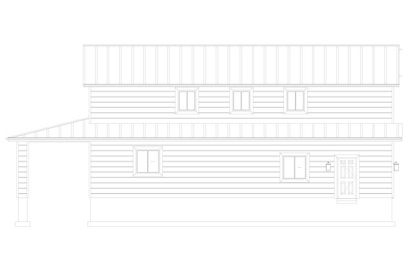 Architectural House Design - Exterior - Other Elevation 1 for Farmhouse House Plan #1060-168 - 3 bed, 2.5 bath