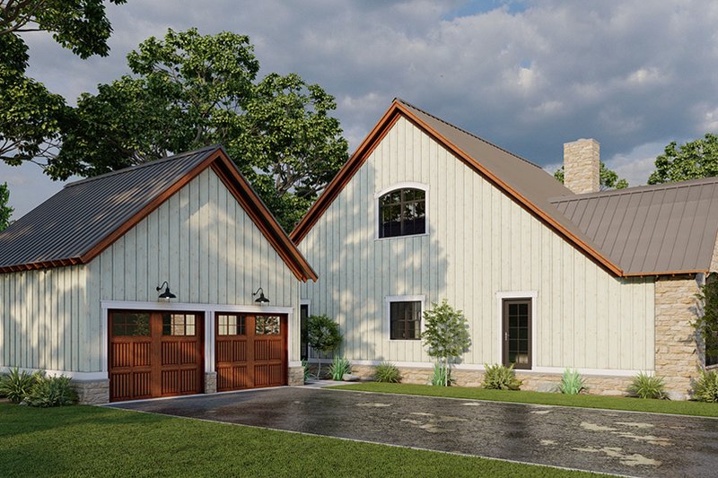 Dream House Plan - Exterior - Other Elevation for Craftsman House Plan #923-295 - 3 bed, 2.5 bath