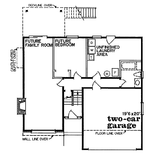 Floor Plan - Lower Floor Plan #47-137