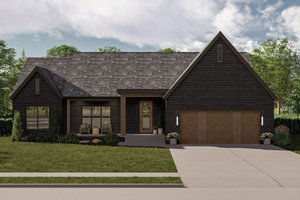 Modern Exterior - Front Elevation Plan #455-434