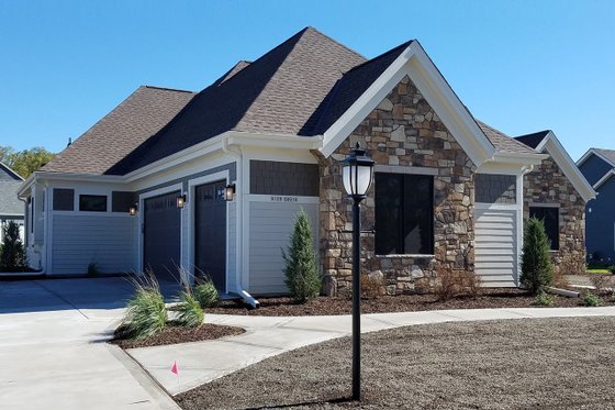 Exterior - Front Elevation 3 for Craftsman House Plan #70-1481 - 3 bed, 2.5 bath