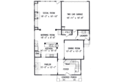 Craftsman Style House Plan - 3 Beds 2.5 Baths 2642 Sq/Ft Plan #54-124 