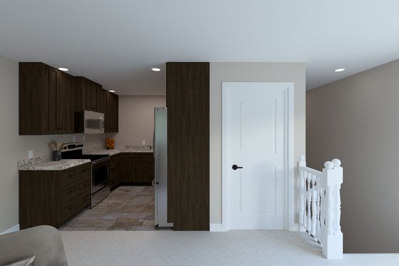 Interior - Kitchen for Barndominium House Plan #1060-379 - 1 bed, 1.5 bath