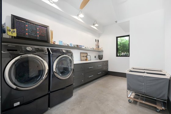 Interior - Laundry for Prairie House Plan #935-23 - 3 bed, 3.5 bath