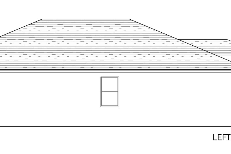 House Design - Exterior - Other Elevation for Traditional House Plan #1058-246 - 3 bed, 2 bath
