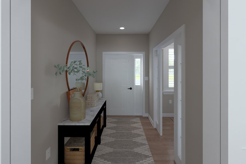 House Blueprint - Interior - Entry 1 for Farmhouse House Plan #1060-389 - 3 bed, 2 bath