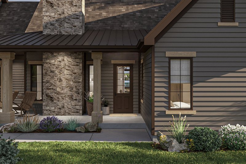House Design - Exterior - Outdoor Living for Traditional House Plan #455-399 - 3 bed, 3 bath