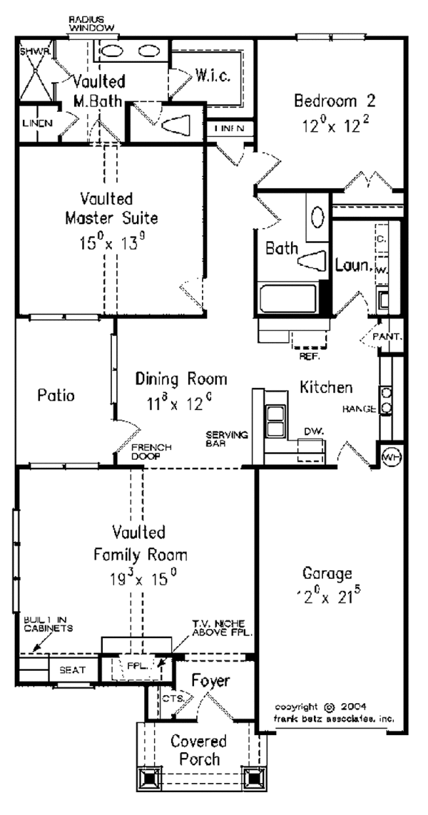 Architectural House Design - Craftsman Floor Plan - Main Floor Plan #927-299