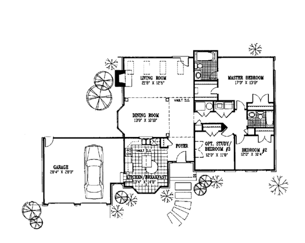 Home Plan - Country Floor Plan - Main Floor Plan #953-121