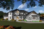 Craftsman Style House Plan - 5 Beds 5.5 Baths 4431 Sq/Ft Plan #70-1295 