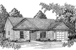 Architectural House Design - Colonial Exterior - Front Elevation Plan #453-381