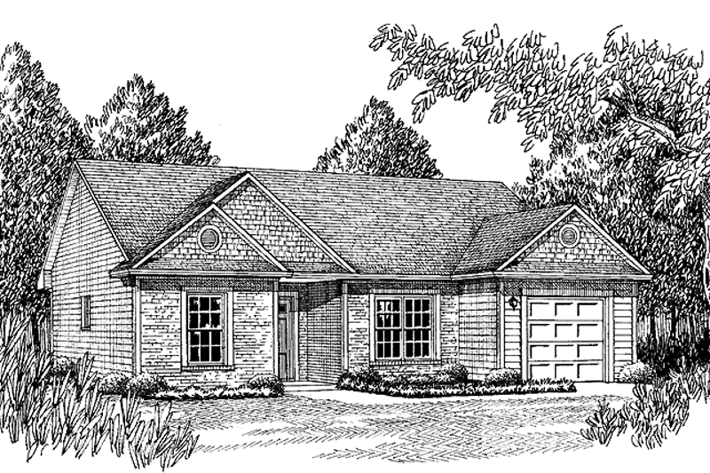 Architectural House Design - Colonial Exterior - Front Elevation Plan #453-381