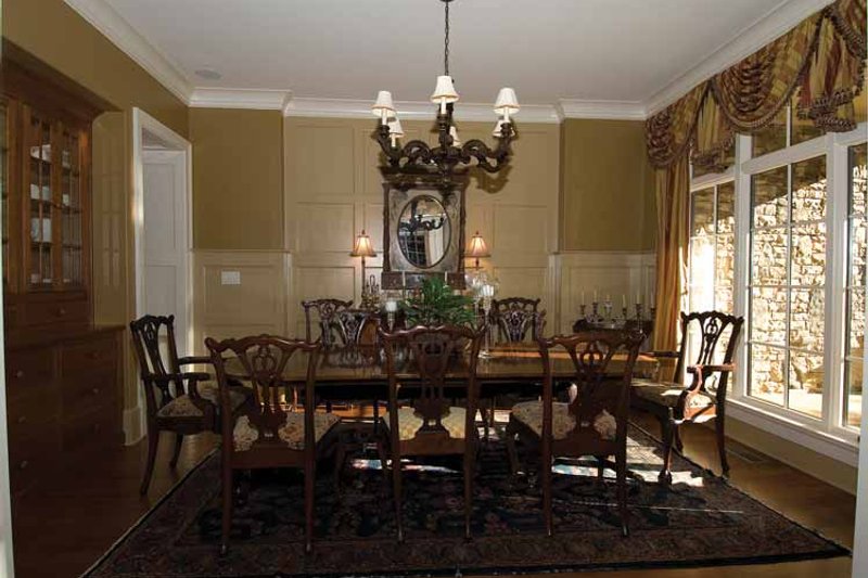 House Blueprint - Interior - Dining Room for Craftsman House Plan #54-362 - 4 bed, 4.5 bath