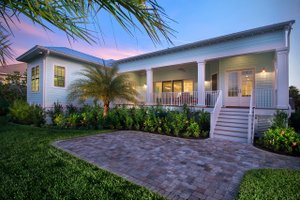 Exterior - Rear Elevation for Cottage House Plan #938-87 - 4 bed, 3 bath