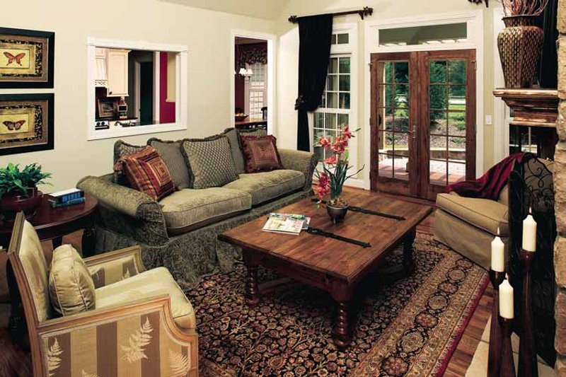 Dream House Plan - Interior - Family Room 1 for Traditional House Plan #929-605 - 3 bed, 2.5 bath