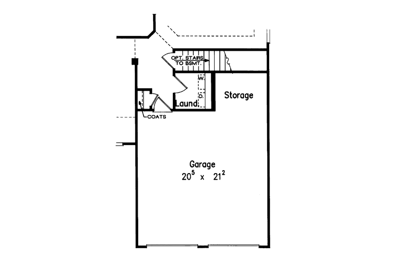Home Plan - Floor Plan - Other Floor for Country House Plan #927-555 - 3 bed, 2 bath