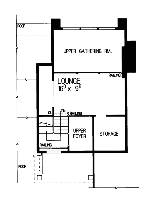 Dream House Plan - Contemporary Floor Plan - Upper Floor Plan #72-846