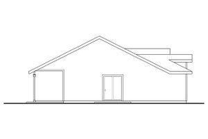 Exterior - Other Elevation for Ranch House Plan #124-1140 - 2 bed, 1 bath
