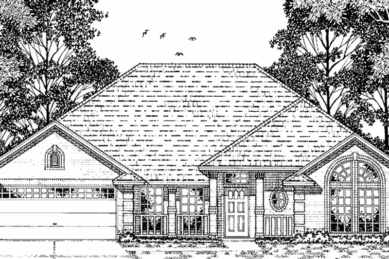 Dream House Plan - Country Exterior - Front Elevation Plan #42-520