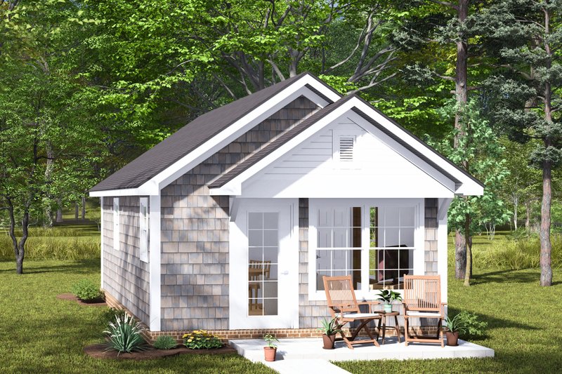 Architectural House Design - Cottage Exterior - Front Elevation Plan #513-2277